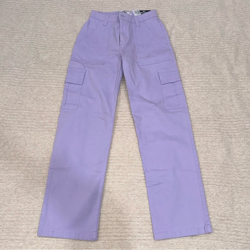 Hollister Lilac Utility Dad Pants